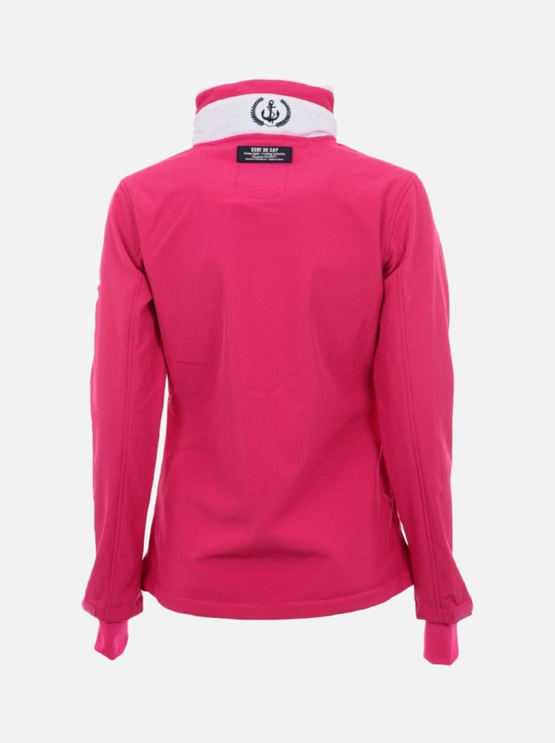 Blouson softshell   ADJI - VENT DU CAP Rose - Kiabi