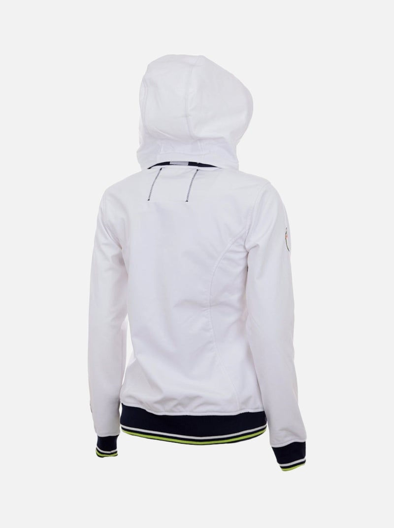 Blouson softshell   AFILEA - VENT DU CAP Blanc - Kiabi