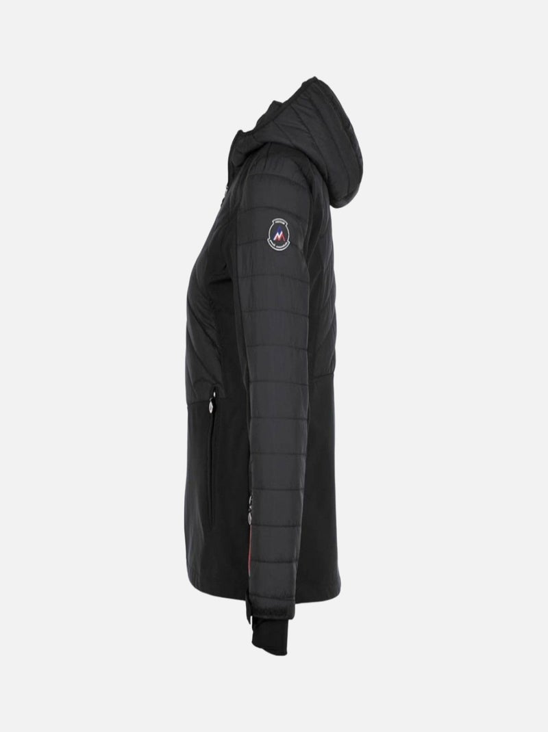 Blouson softshell   ALENDER - PEAK MOUNTAIN Noir Noir - Kiabi