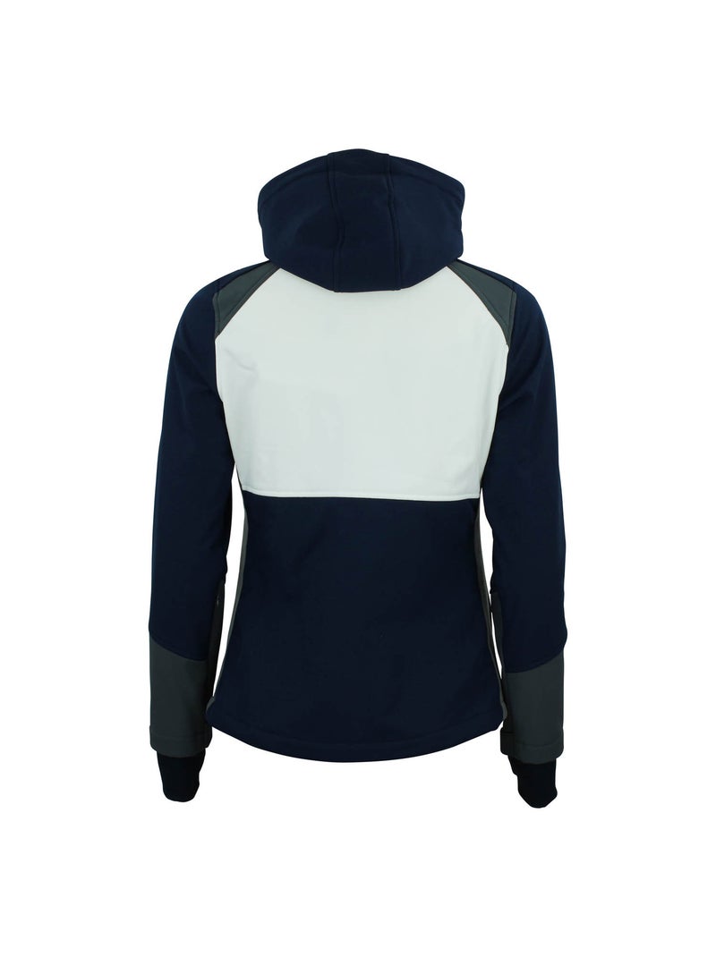 Blouson softshell   AMETIS - PEAK MOUNTAIN Bleu marine - Kiabi