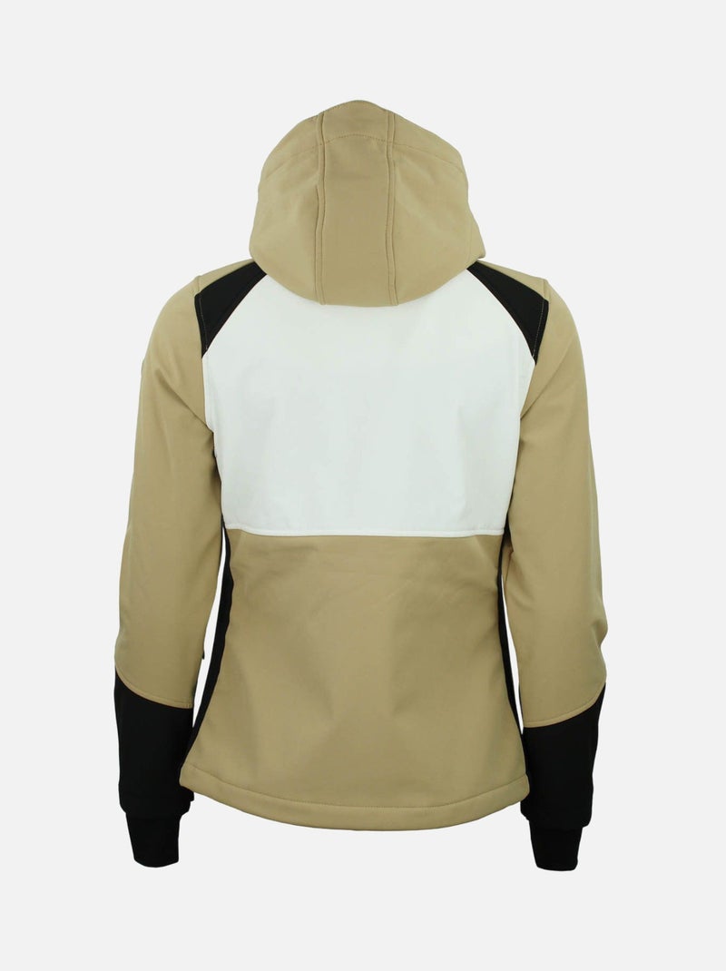 Blouson softshell   AMETIS - PEAK MOUNTAIN Doré/or - Kiabi
