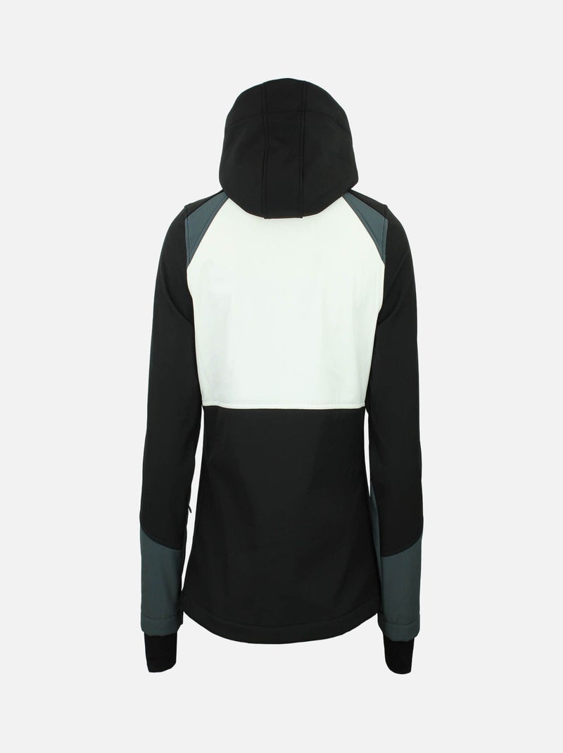 Blouson softshell   AMETIS - PEAK MOUNTAIN Noir Noir - Kiabi