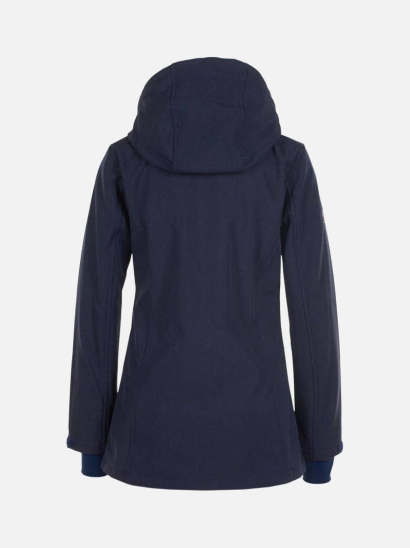 Blouson softshell   AMONT - PEAK MOUNTAIN Bleu marine - Kiabi