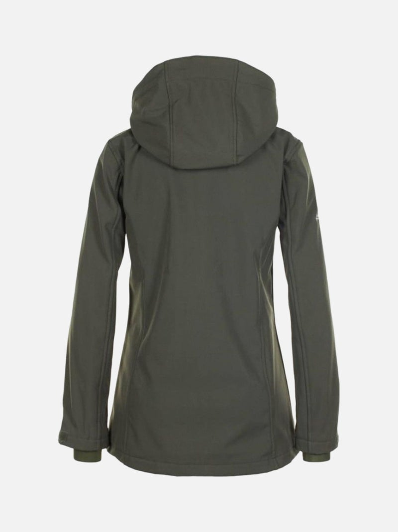 Blouson softshell   AMONT - PEAK MOUNTAIN Kaki - Kiabi