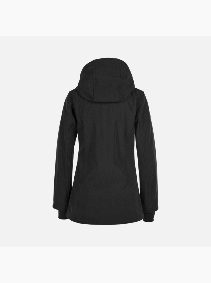 Blouson softshell   AMONT - PEAK MOUNTAIN Noir Noir - Kiabi