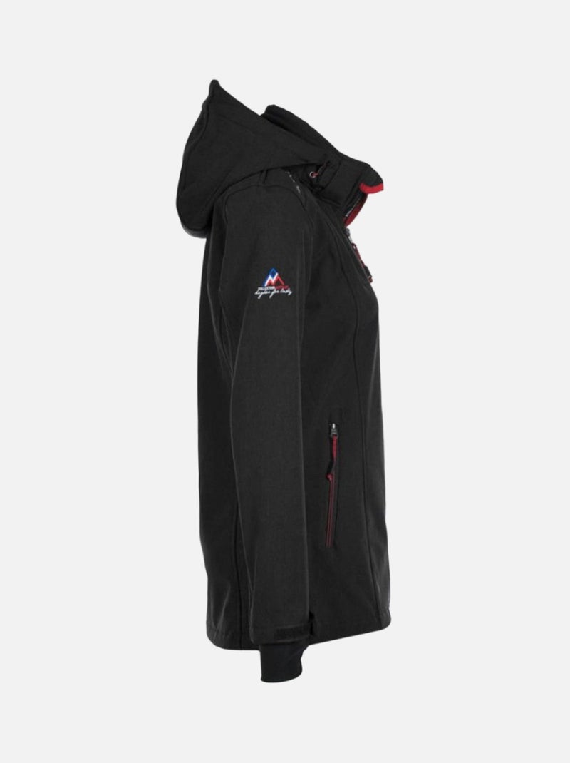 Blouson softshell   AMONT - PEAK MOUNTAIN Noir Noir - Kiabi