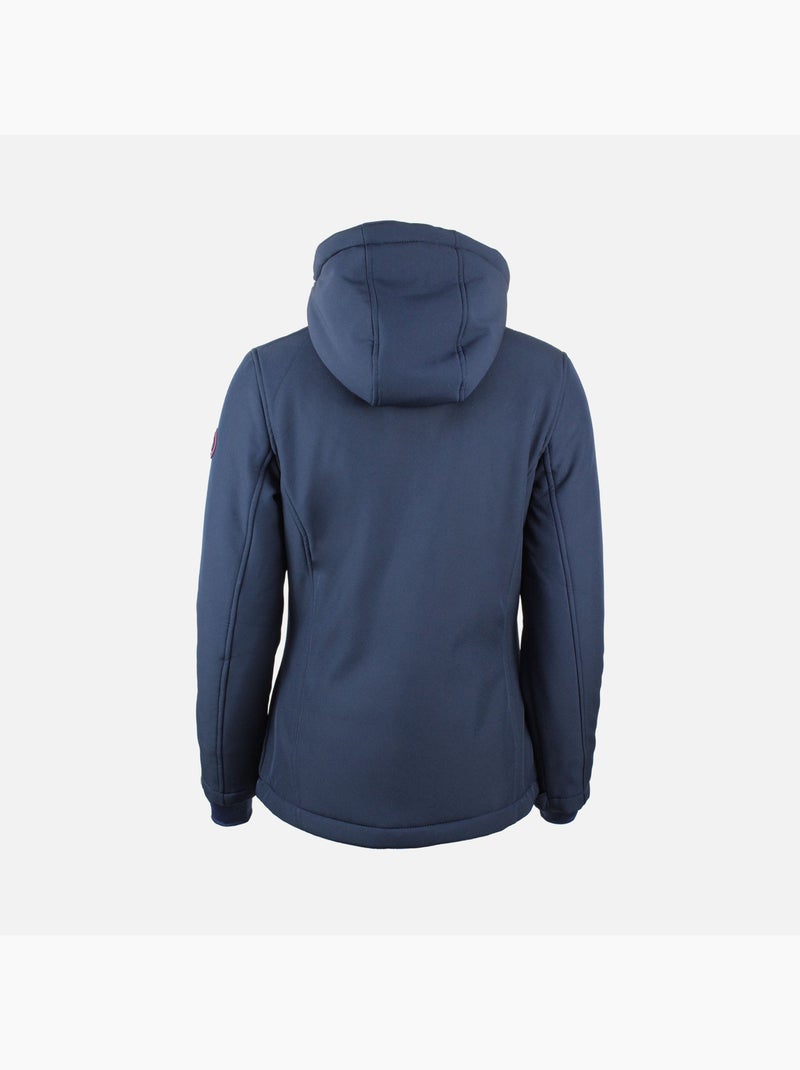 Blouson softshell   ANADI - PEAK MOUNTAIN Bleu marine - Kiabi