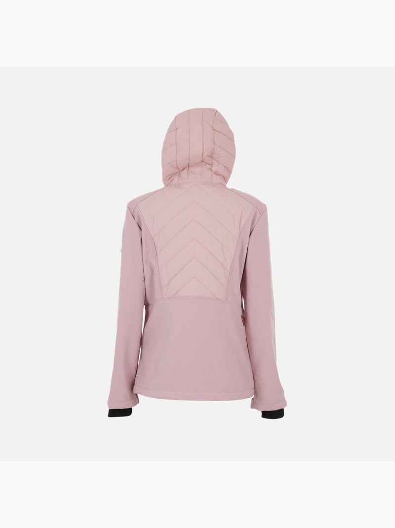 Blouson softshell   ANDER - DEGRE CELSIUS Rose - Kiabi