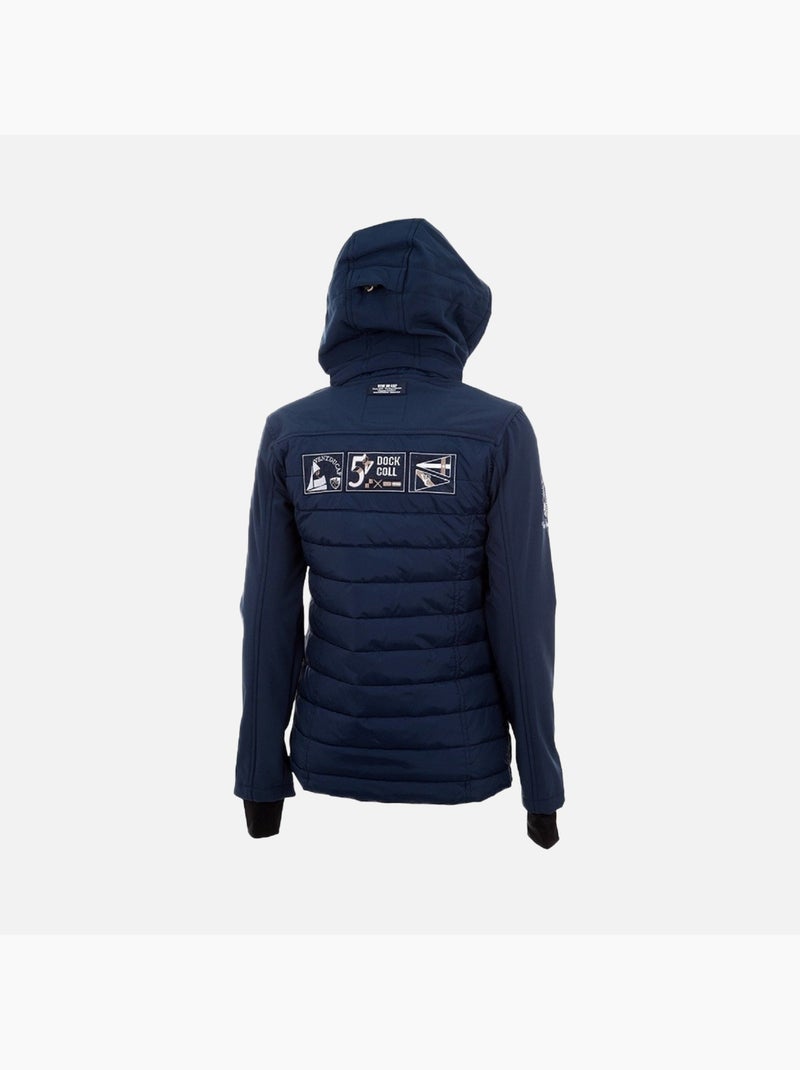 Blouson softshell   ANDREI - VENT DU CAP Bleu marine - Kiabi