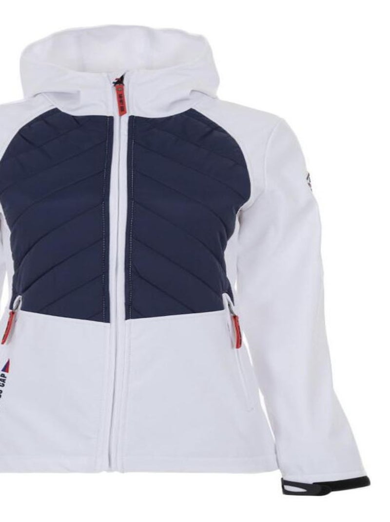 Blouson softshell   APVER - VENT DU CAP Blanc - Kiabi