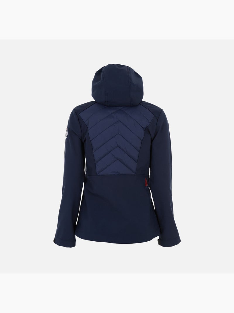 Blouson softshell   APVER - VENT DU CAP Bleu marine - Kiabi