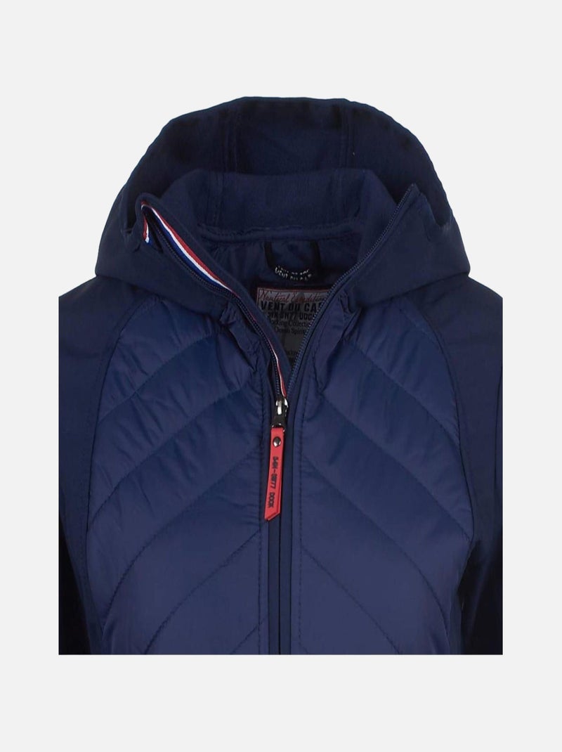 Blouson softshell   APVER - VENT DU CAP Bleu marine - Kiabi