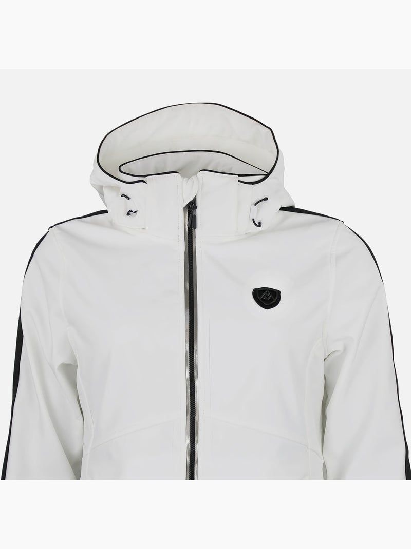 Blouson softshell ARGAN - PEAK MOUNTAIN Blanc - Kiabi