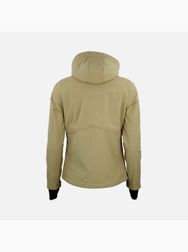 Blouson softshell ARGAN - PEAK MOUNTAIN Doré/or - Kiabi