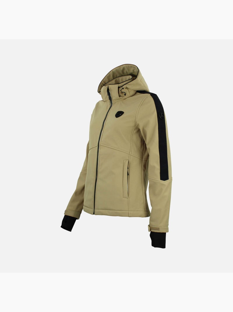 Blouson softshell ARGAN - PEAK MOUNTAIN Doré/or - Kiabi