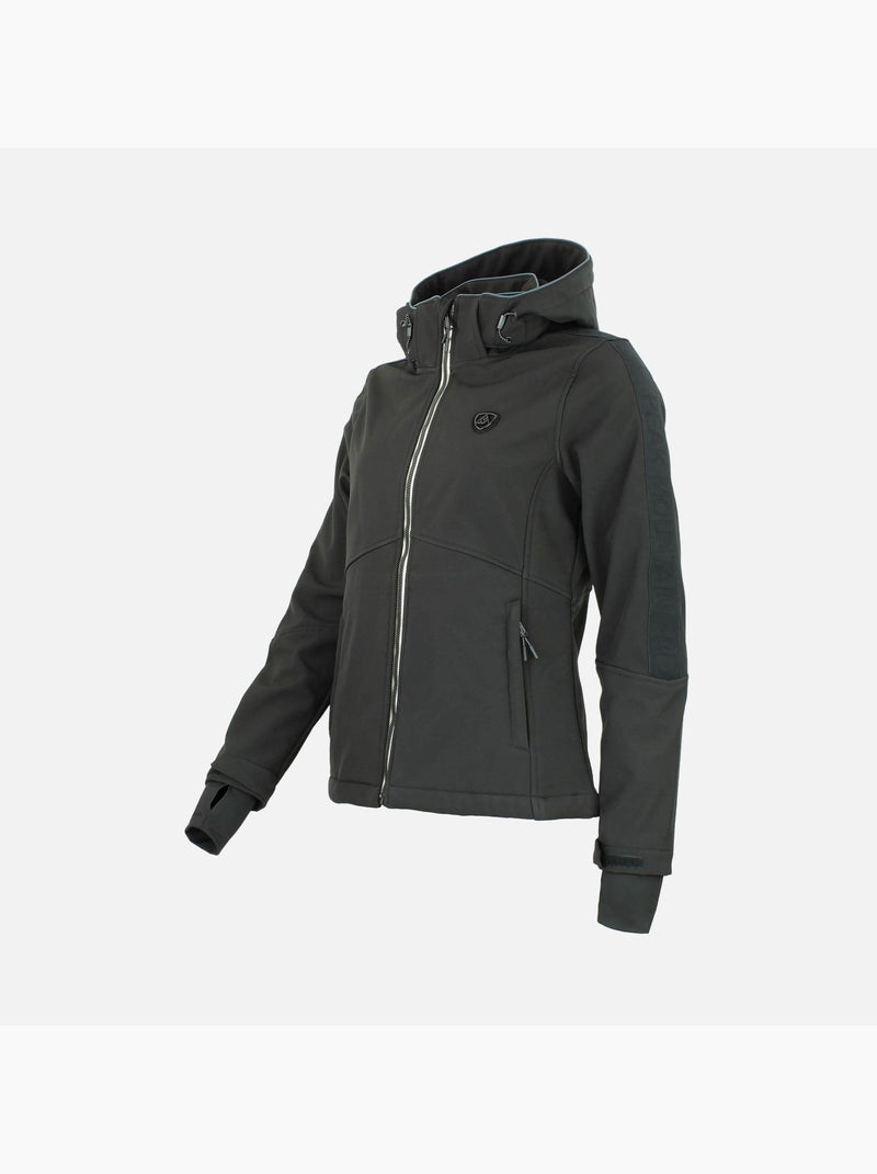 Blouson softshell ARGAN - PEAK MOUNTAIN Noir Noir - Kiabi