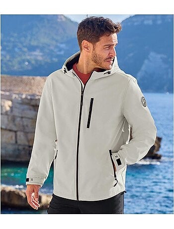 Blouson Softshell avec Capuche Aventure - ATLAS FOR MEN