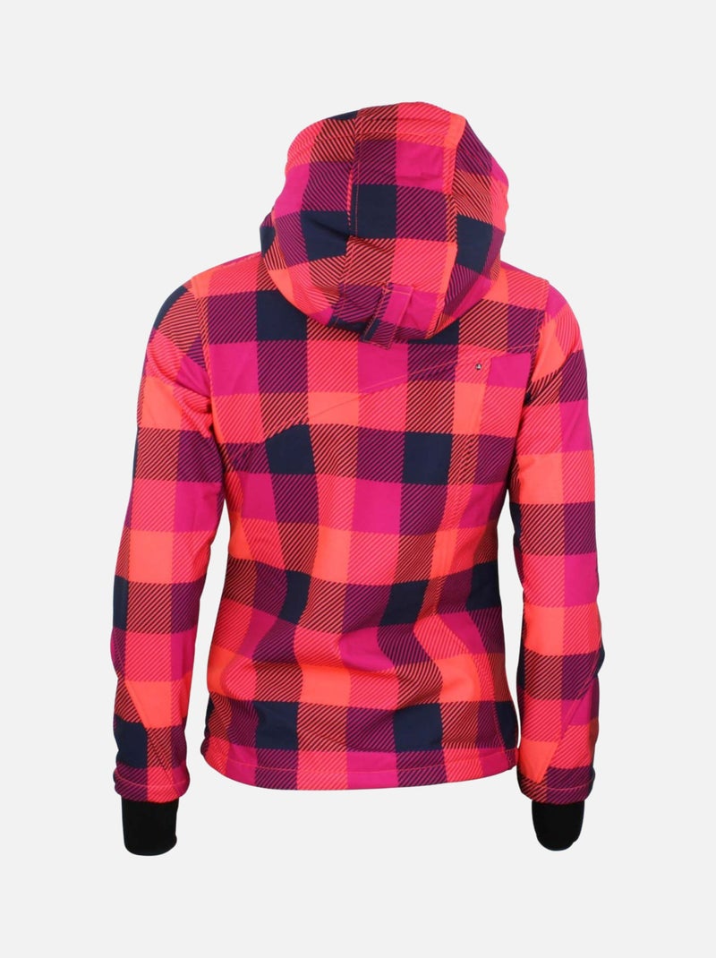 Blouson softshell   AVENYKS - PEAK MOUNTAIN Orange corail - Kiabi
