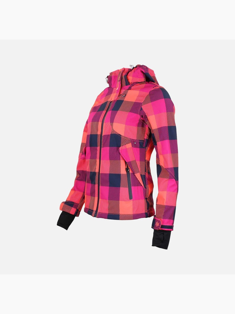 Blouson softshell   AVENYKS - PEAK MOUNTAIN Orange corail - Kiabi