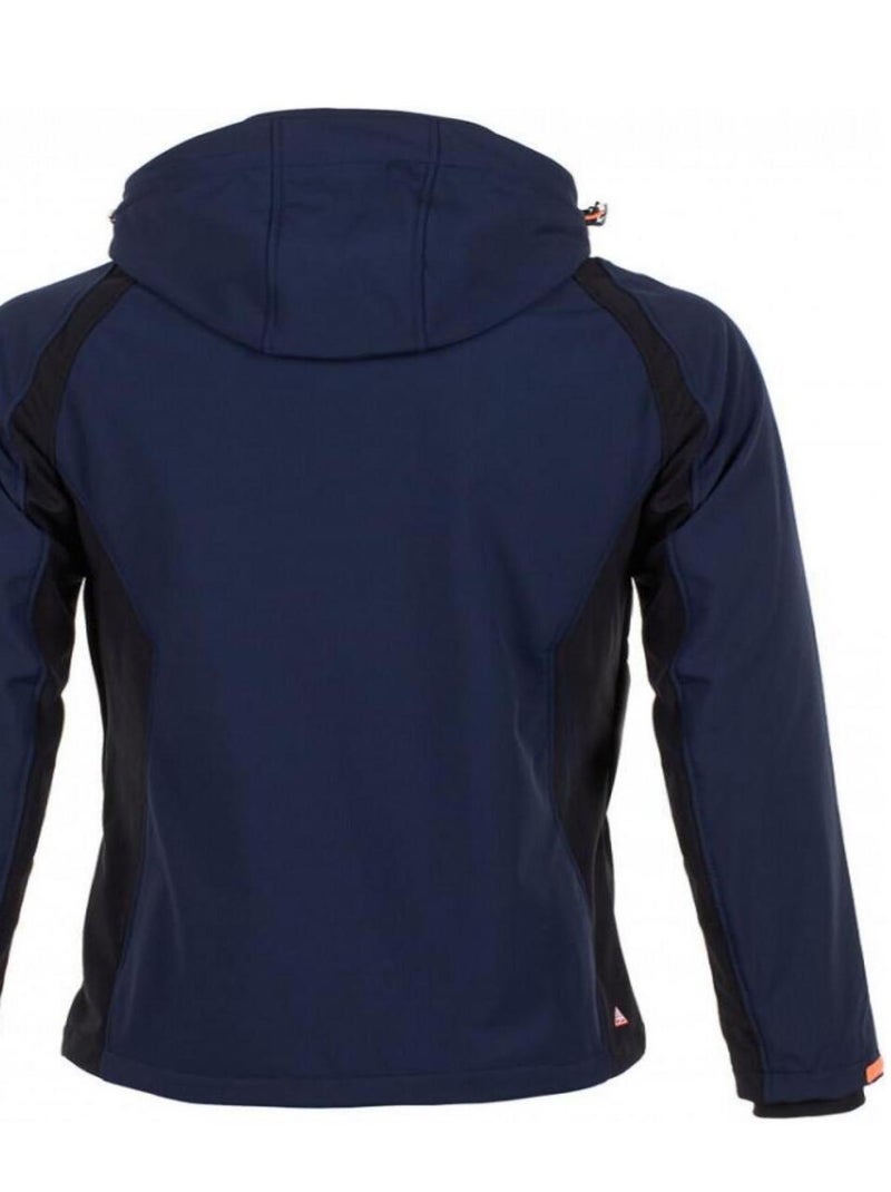 Blouson softshell   CABILO - PEAK MOUNTAIN Bleu marine - Kiabi