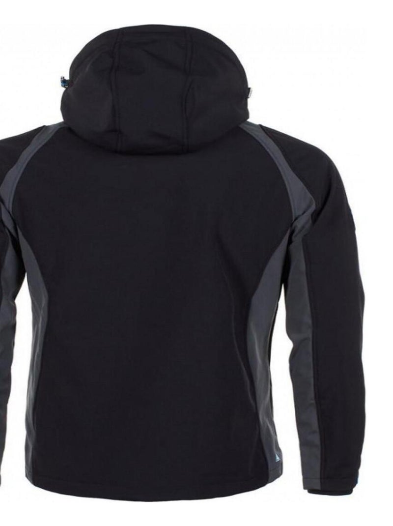 Blouson softshell   CABILO - PEAK MOUNTAIN Noir Noir - Kiabi