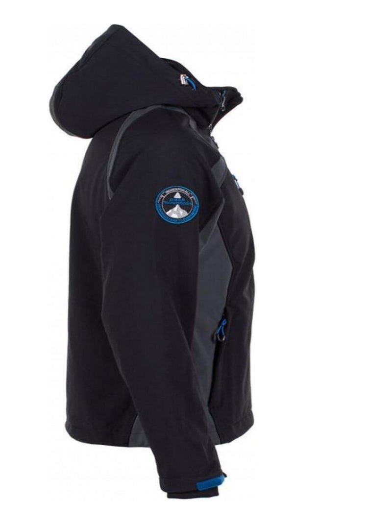 Blouson softshell   CABILO - PEAK MOUNTAIN Noir Noir - Kiabi