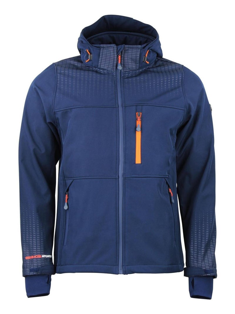 Blouson softshell   CABRA - PEAK MOUNTAIN Bleu marine - Kiabi