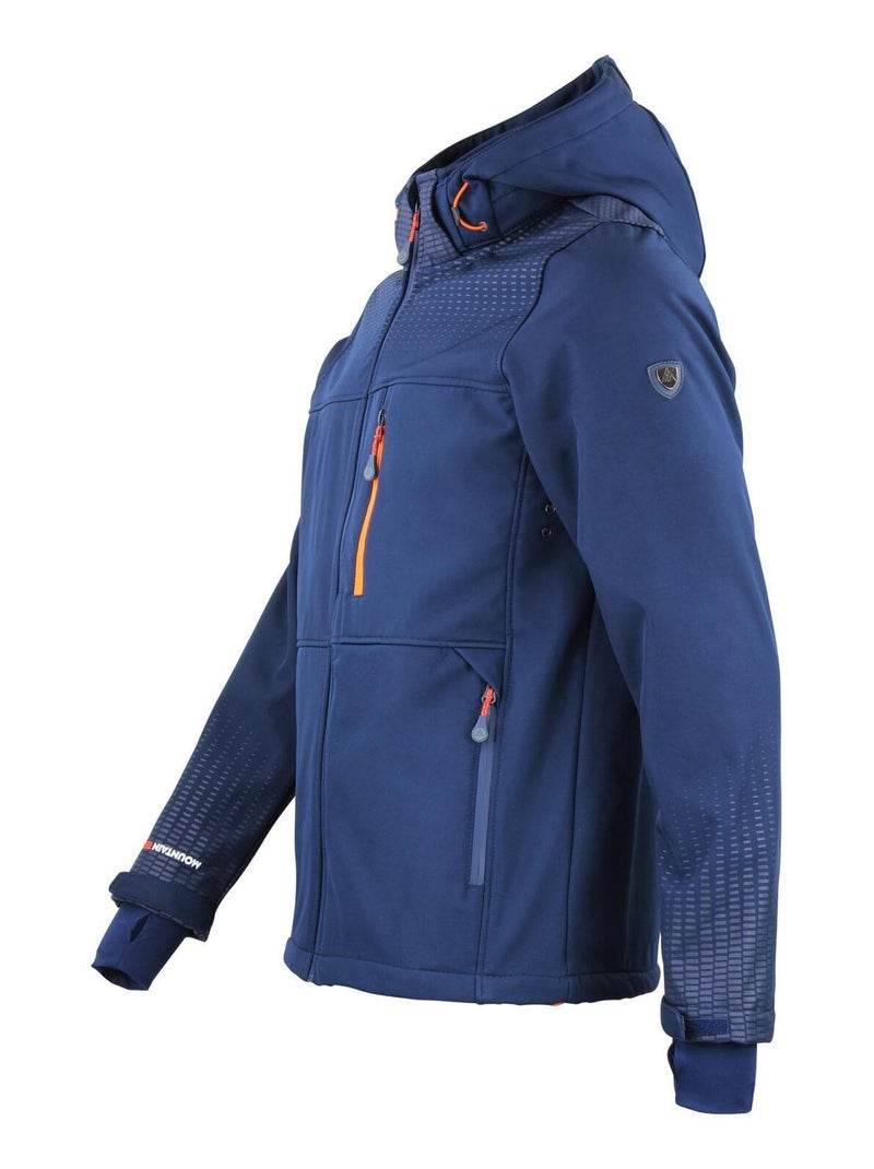 Blouson softshell   CABRA - PEAK MOUNTAIN Bleu marine - Kiabi