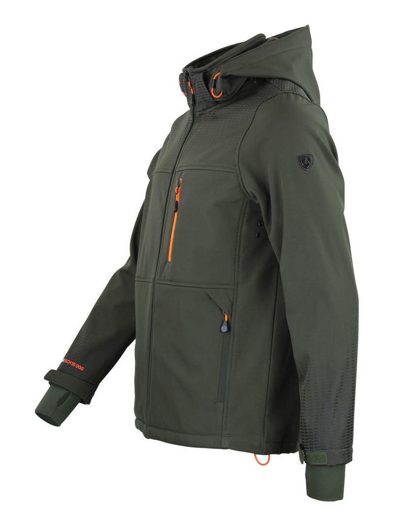 Blouson softshell CABRA - PEAK MOUNTAIN Kaki - Kiabi