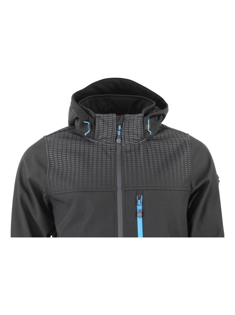 Blouson softshell   CABRA - PEAK MOUNTAIN Noir - Kiabi