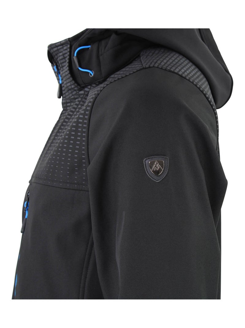 Blouson softshell   CABRA - PEAK MOUNTAIN Noir - Kiabi