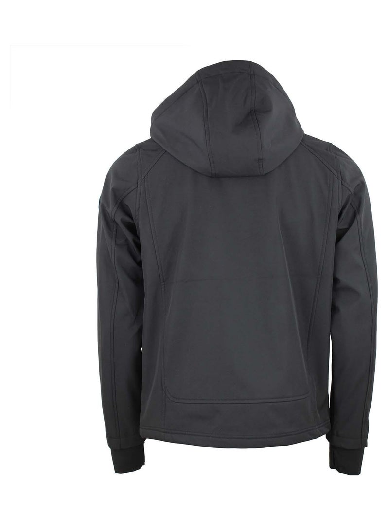 Blouson softshell   CAFORAIN - PEAK MOUNTAIN Noir Bleu - Kiabi