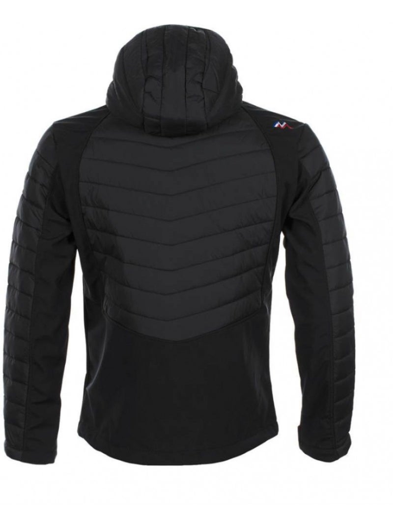 Blouson softshell   CALENDER - PEAK MOUNTAIN Noir Noir - Kiabi
