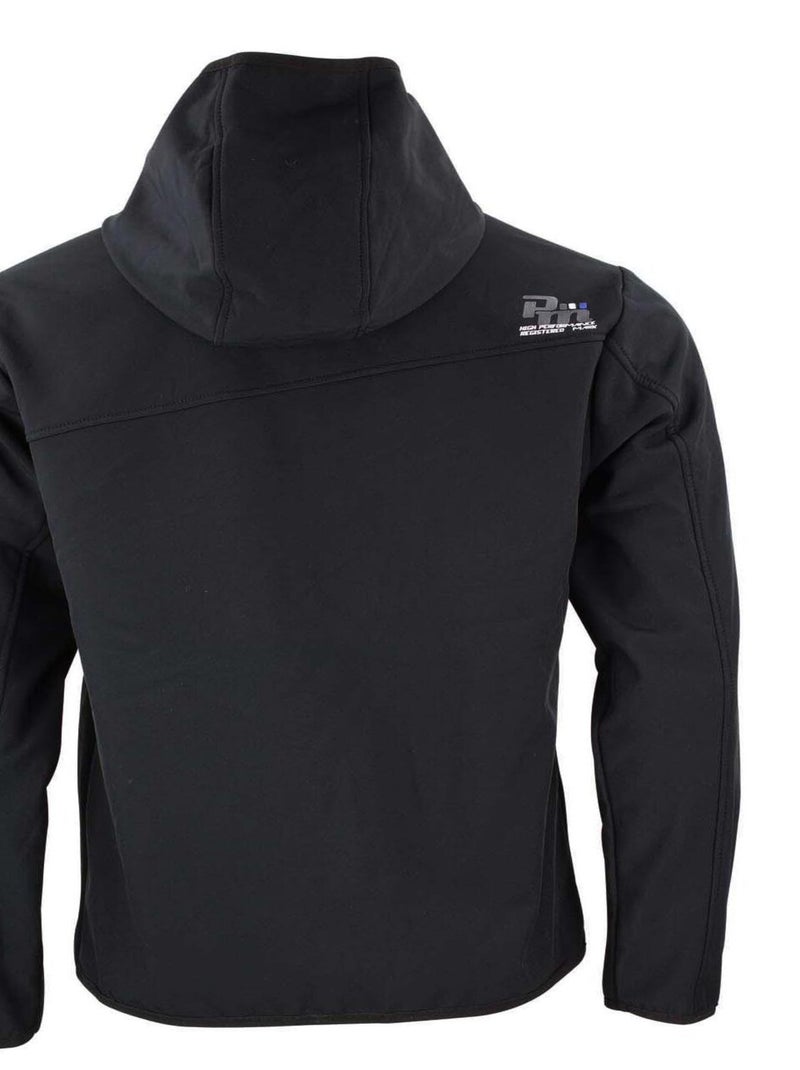 Blouson softshell   CAMSO - PEAK MOUNTAIN Noir Noir - Kiabi