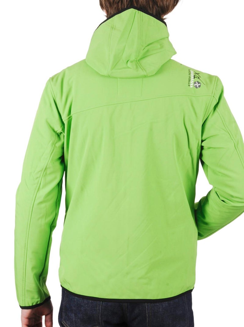 Blouson softshell   CAMSO - PEAK MOUNTAIN Vert anis - Kiabi