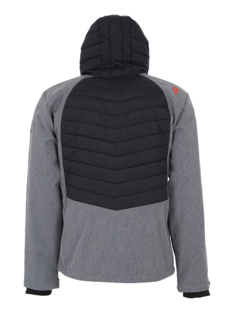 Blouson softshell   CANDER - DEGRE CELSIUS Gris - Kiabi