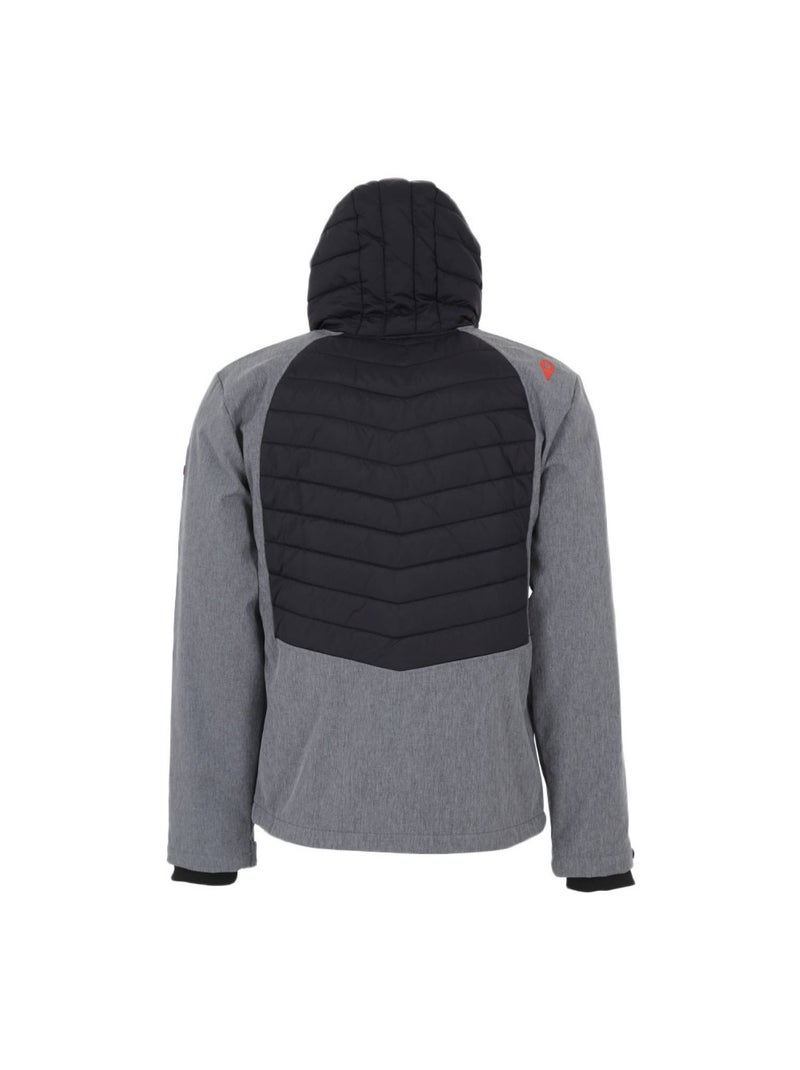 Blouson softshell   CANDER - DEGRE CELSIUS Gris - Kiabi