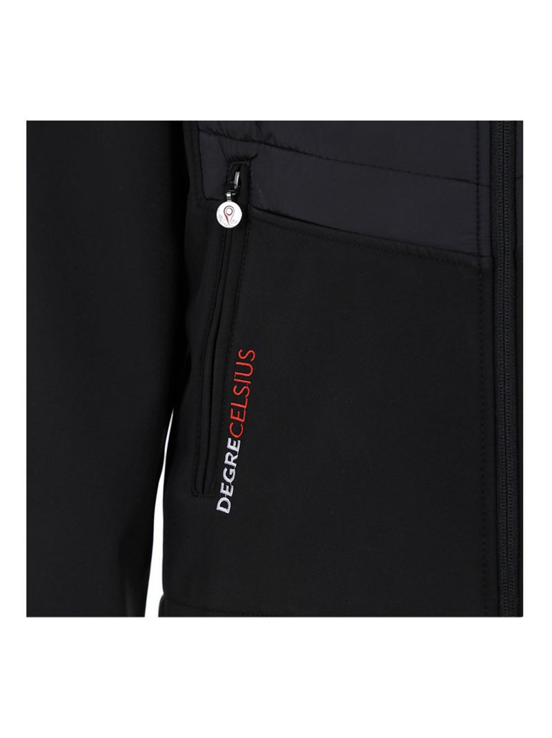 Blouson softshell   CANDER - DEGRE CELSIUS Noir Noir - Kiabi