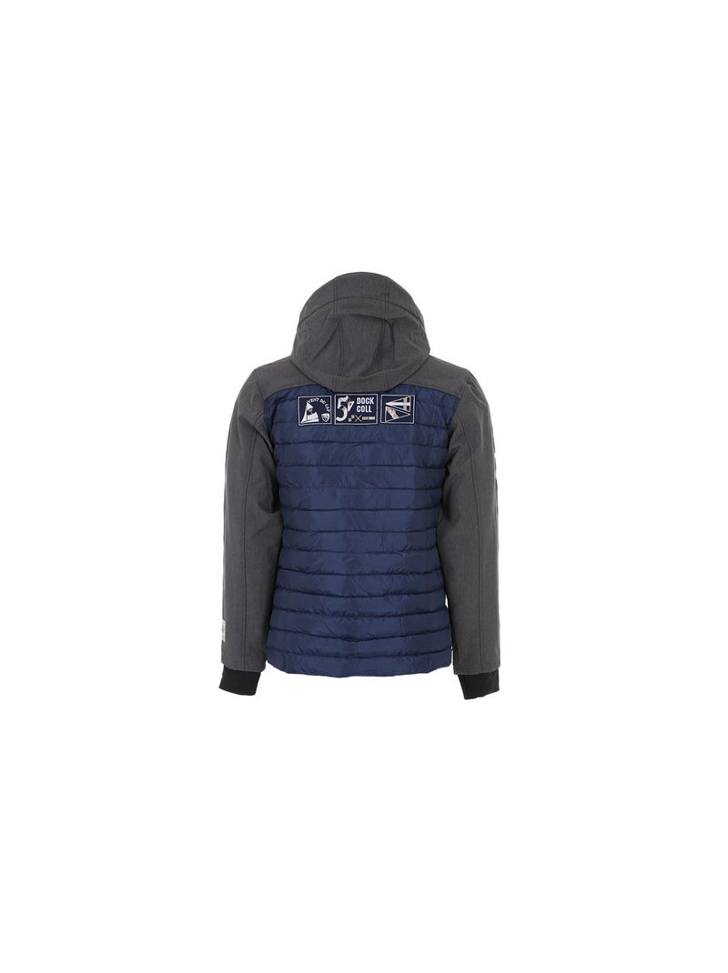 Blouson softshell   CANDREI - VENT DU CAP Bleu marine - Kiabi