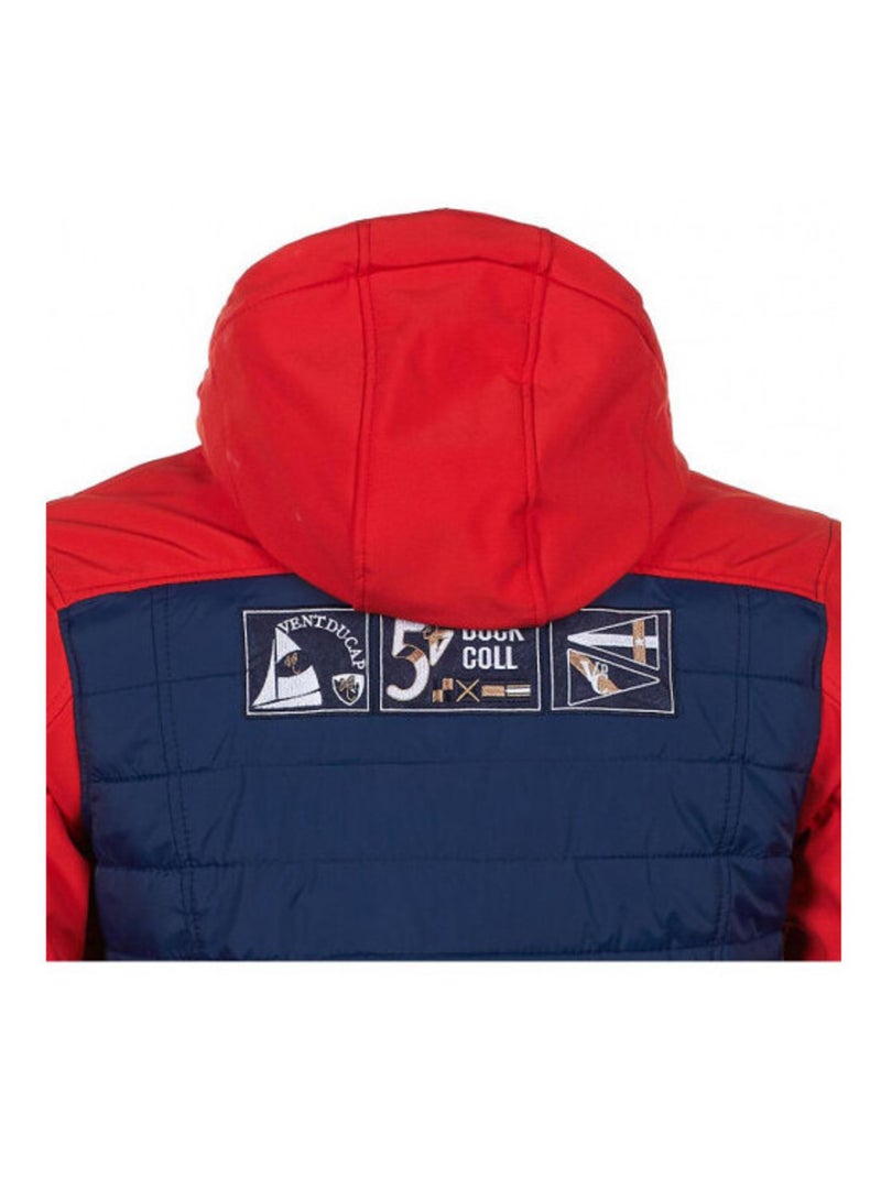 Blouson softshell   CANDREI - VENT DU CAP Bleu marine - Kiabi