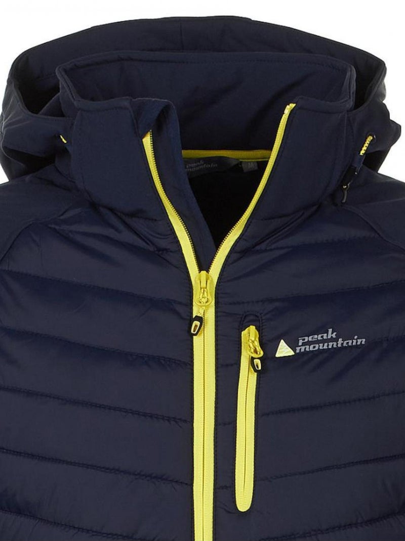 Blouson softshell   CAPASO - PEAK MOUNTAIN Bleu - Kiabi
