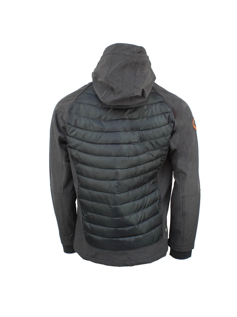 Blouson softshell   CAPASO - PEAK MOUNTAIN Gris - Kiabi