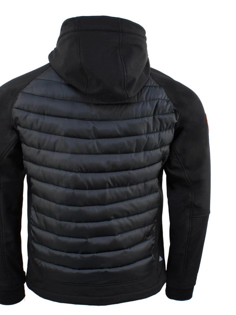 Blouson softshell   CAPASO - PEAK MOUNTAIN Noir Noir - Kiabi