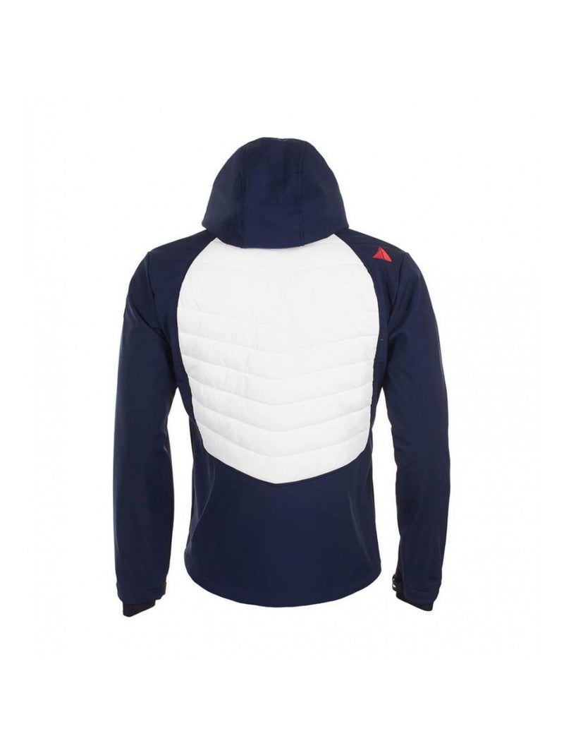 Blouson softshell   CAPVER - VENT DU CAP Noir Bleu marine Blanc - Kiabi