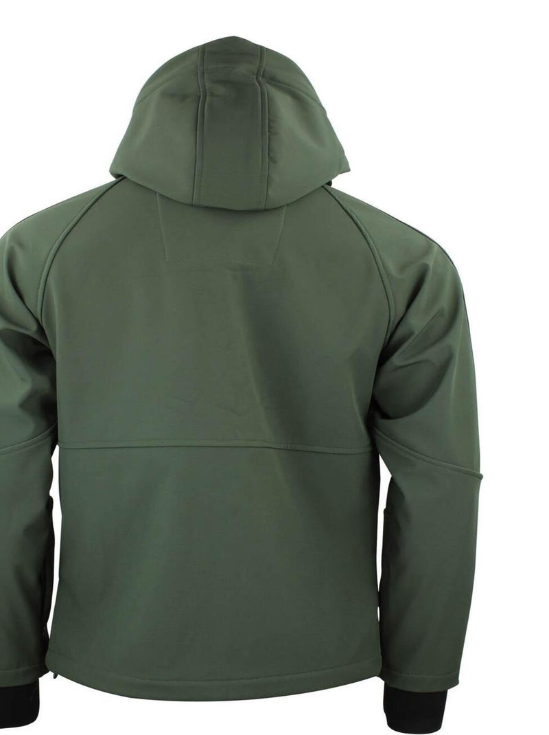 Blouson softshell CARGAN - PEAK MOUNTAIN Kaki - Kiabi