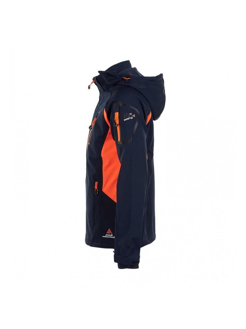 Blouson softshell   CAVYBA - PEAK MOUNTAIN Bleu marine - Kiabi