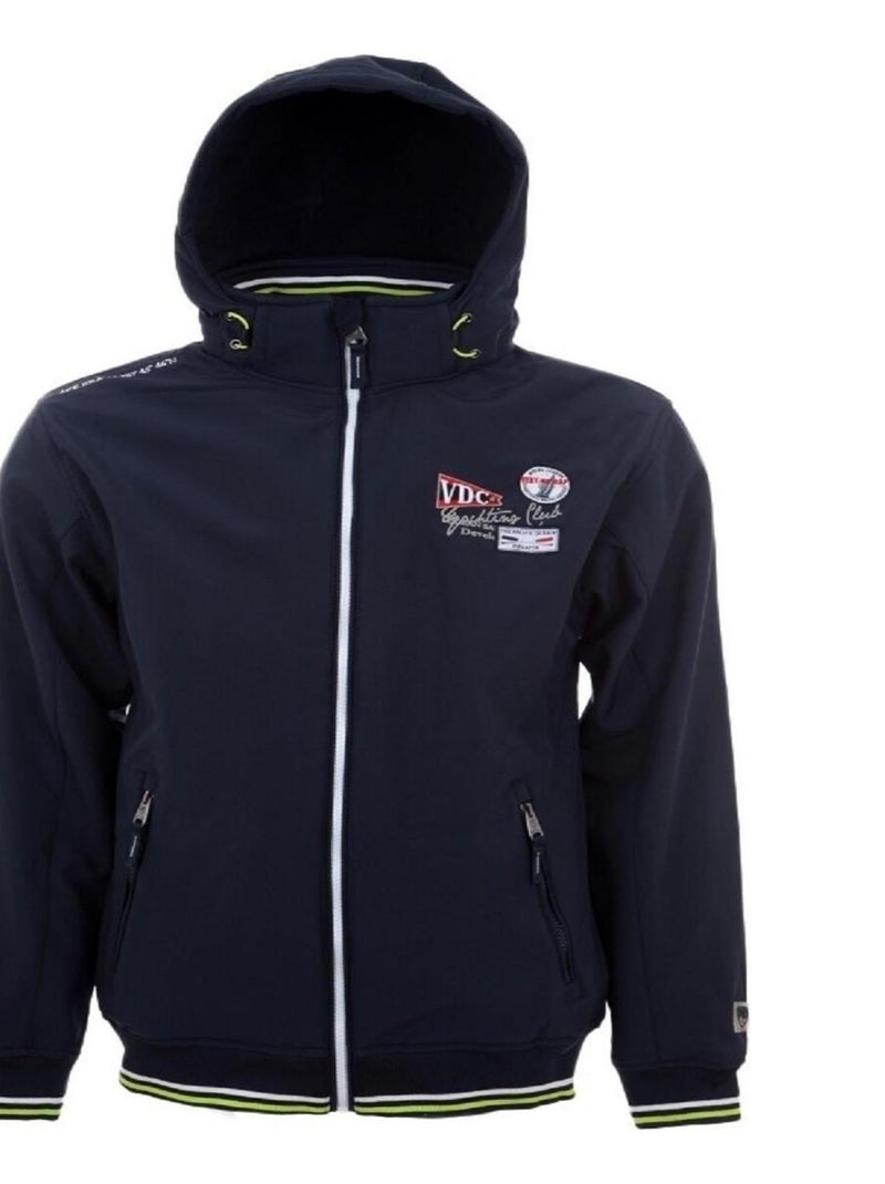 Blouson softshell   CELORIEN - VENT DU CAP Bleu marine - Kiabi