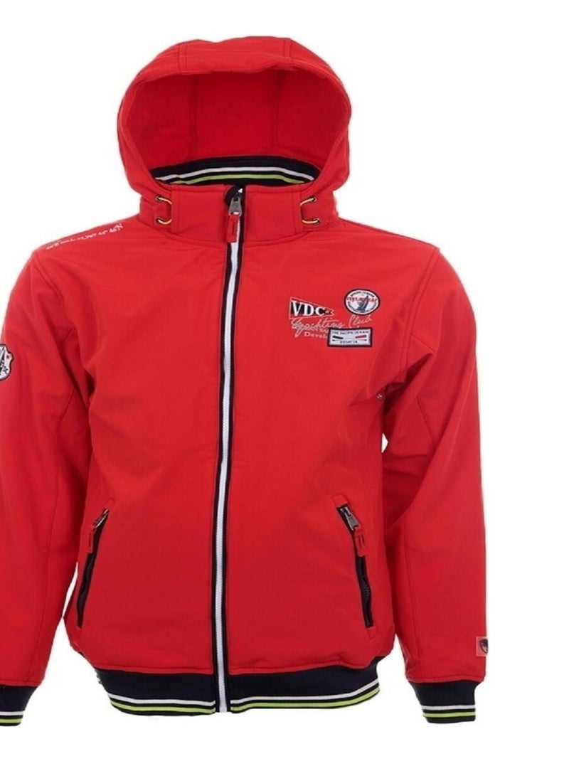 Blouson softshell   CELORIEN - VENT DU CAP Rouge - Kiabi