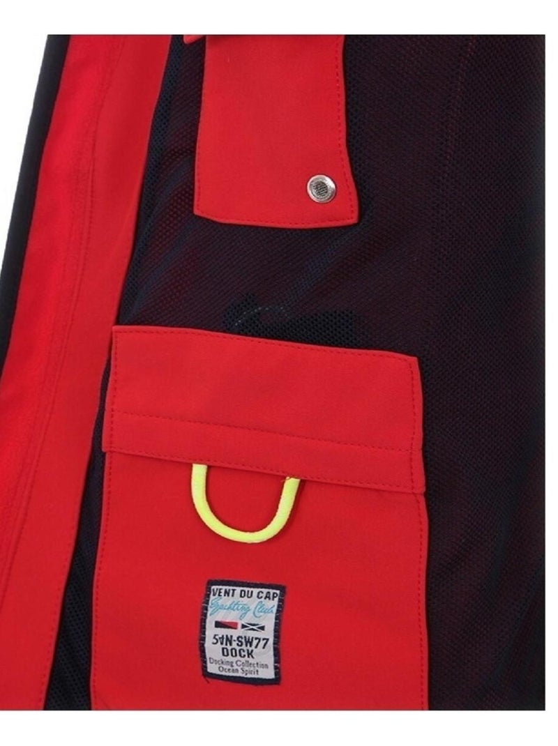 Blouson softshell   CELORIEN - VENT DU CAP Rouge - Kiabi