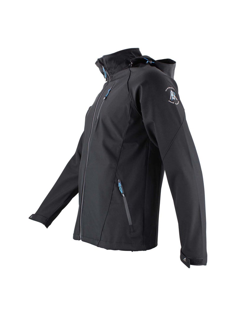 Blouson softshell   CELSIOR - PEAK MOUNTAIN Noir Noir - Kiabi